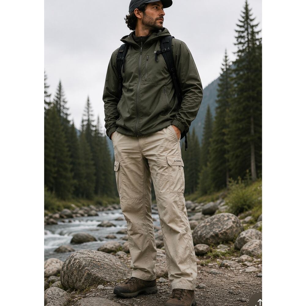 Schoffel ACF Outdoor cargo pants zip pockets lightweight hiking Gorpcore size 40
